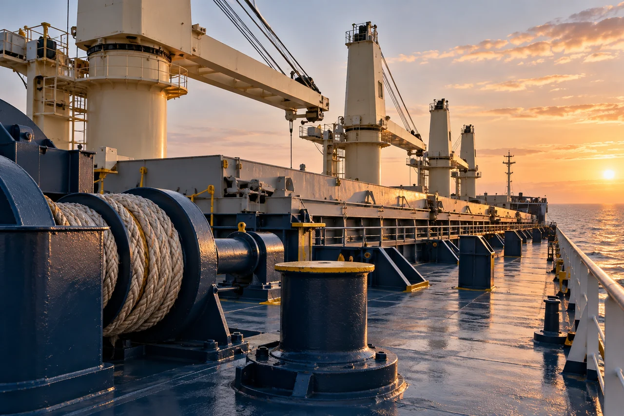 OUR VESSELS — illustrative maritime scene